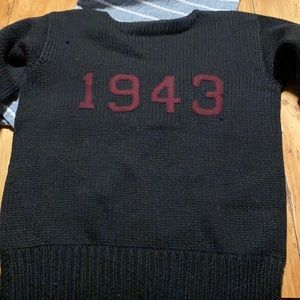 Vintage letter sweater 1943 spalding 38”
